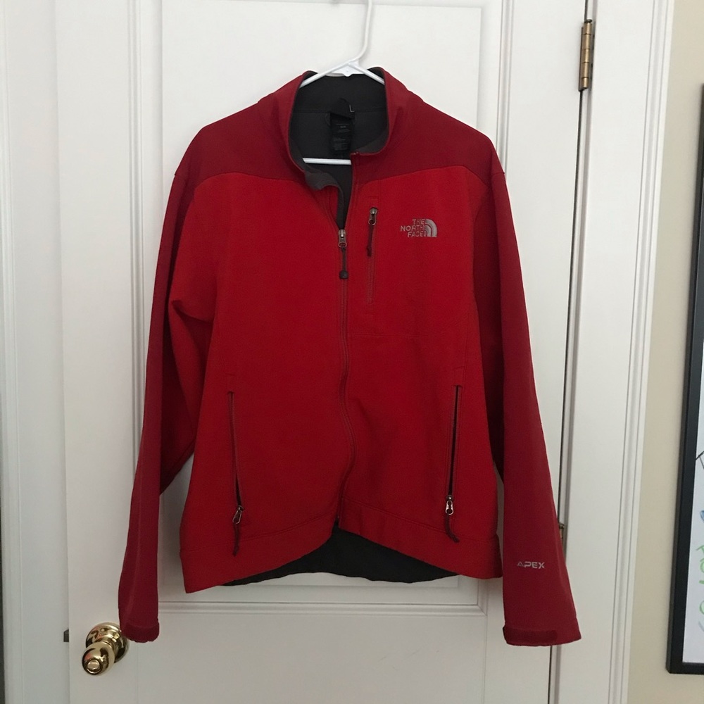 Men’s Red The North Face Shell Jacket